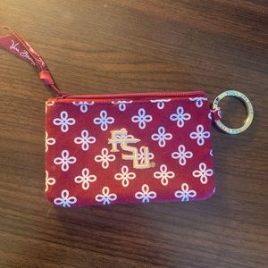 FSU Vera Bradley change purse wallet